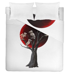 Dead Tree  Duvet Cover Double Side (queen Size) by Valentinaart