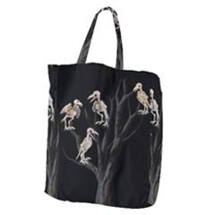 Dead Tree  Giant Grocery Zipper Tote by Valentinaart