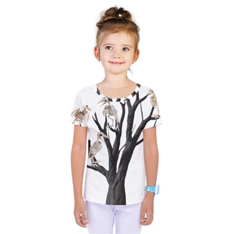 Dead Tree  Kids  One Piece Tee by Valentinaart