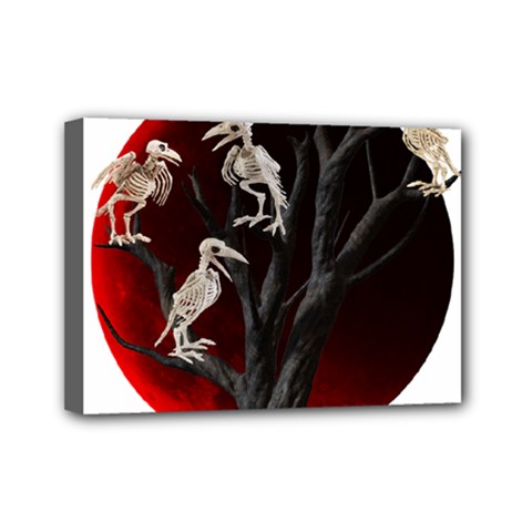 Dead Tree  Mini Canvas 7  X 5  by Valentinaart