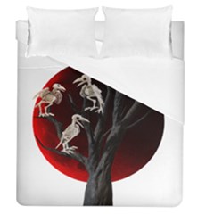 Dead Tree  Duvet Cover (queen Size) by Valentinaart