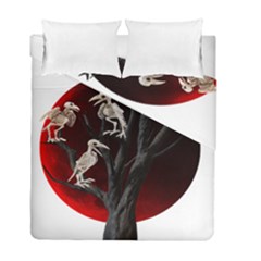 Dead Tree  Duvet Cover Double Side (full/ Double Size) by Valentinaart