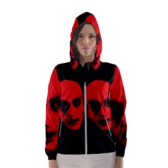 Dracula Hooded Wind Breaker (women) by Valentinaart