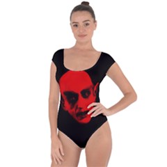 Dracula Short Sleeve Leotard  by Valentinaart