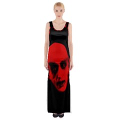 Dracula Maxi Thigh Split Dress by Valentinaart