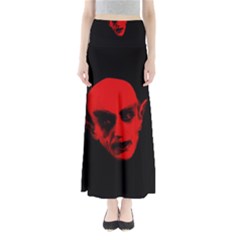 Dracula Full Length Maxi Skirt by Valentinaart