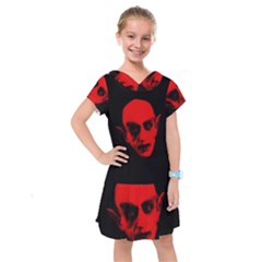 Dracula Kids  Drop Waist Dress by Valentinaart