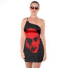 Dracula One Soulder Bodycon Dress by Valentinaart