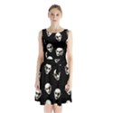 Dracula Sleeveless Waist Tie Chiffon Dress View1