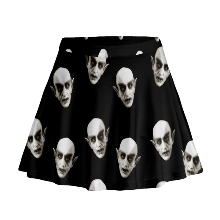 Dracula Mini Flare Skirt