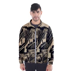 Ink Art Wind Breaker (men) by NouveauDesign