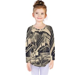 Ink Art Kids  Long Sleeve Tee