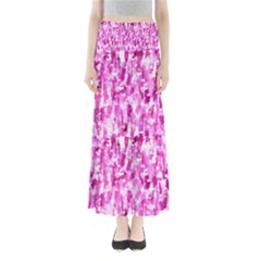 Pink Grunge Love Full Length Maxi Skirt by KirstenStar