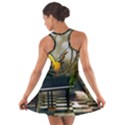 Funny Parrots In A Fantasy World Cotton Racerback Dress View2