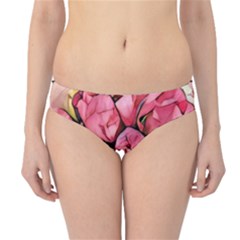 Beautiful Peonies Hipster Bikini Bottoms by NouveauDesign