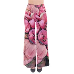 Beautiful Peonies Pants by NouveauDesign