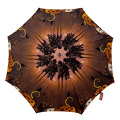 Halloween Design With Scarecrow, Crow And Pumpkin Hook Handle Umbrellas (Medium)