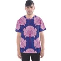 beautiful art nouvea floral pattern Men s Sports Mesh Tee View1