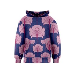 Beautiful Art Nouvea Floral Pattern Kids  Pullover Hoodie by NouveauDesign