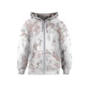 pure and beautiful white marple and rose gold, beautiful ,white marple, rose gold,elegnat,chic,modern,decorative, Kids  Zipper Hoodie View1