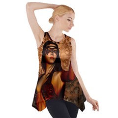 Wonderful Fantasy Women With Mask Side Drop Tank Tunic by FantasyWorld7