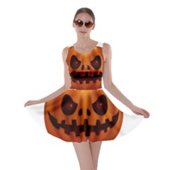 Halloween Pumpkin Skater Dress by Valentinaart