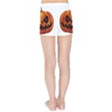 Halloween pumpkin Kids Sports Shorts View2