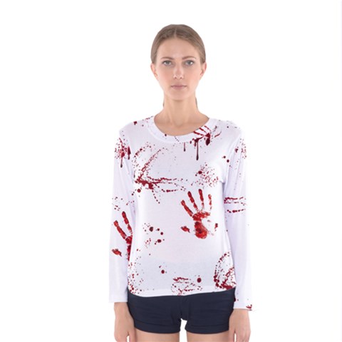 Massacre  Women s Long Sleeve Tee by Valentinaart