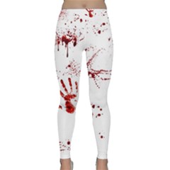 Massacre  Classic Yoga Leggings by Valentinaart