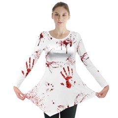 Massacre  Long Sleeve Tunic  by Valentinaart