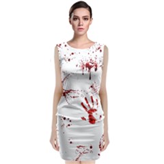 Massacre  Classic Sleeveless Midi Dress by Valentinaart