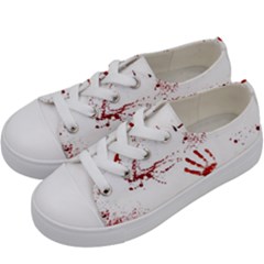 Massacre  Kids  Low Top Canvas Sneakers by Valentinaart