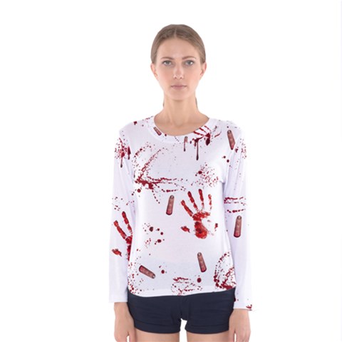 Massacre  Women s Long Sleeve Tee by Valentinaart