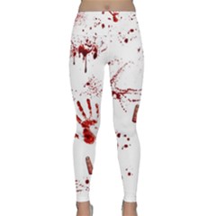 Massacre  Classic Yoga Leggings by Valentinaart