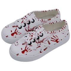 Massacre  Kids  Classic Low Top Sneakers by Valentinaart