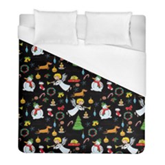 Christmas Pattern Duvet Cover (full/ Double Size) by Valentinaart