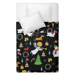 Christmas Pattern Duvet Cover Double Side (single Size) by Valentinaart