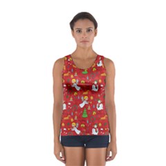 Christmas Pattern Sport Tank Top 