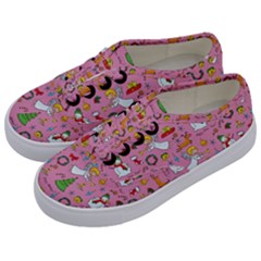 Christmas Pattern Kids  Classic Low Top Sneakers by Valentinaart