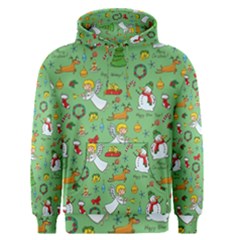 Christmas Pattern Men s Pullover Hoodie by Valentinaart