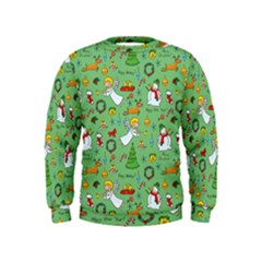 Christmas Pattern Kids  Sweatshirt