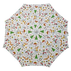 Christmas Pattern Straight Umbrellas by Valentinaart