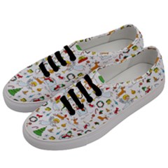 Christmas Pattern Men s Classic Low Top Sneakers by Valentinaart