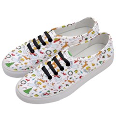 Christmas Pattern Women s Classic Low Top Sneakers by Valentinaart