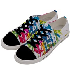 No 128 Men s Low Top Canvas Sneakers by AdisaArtDesign