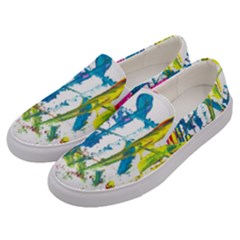 No 128 Men s Canvas Slip Ons by AdisaArtDesign