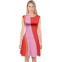 Retro Capsleeve Midi Dress