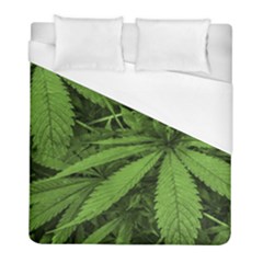 Marijuana Plants Pattern Duvet Cover (full/ Double Size) by dflcprints