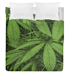 Marijuana Plants Pattern Duvet Cover Double Side (queen Size) by dflcprints