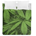 Marijuana Plants Pattern Duvet Cover Double Side (Queen Size) View1